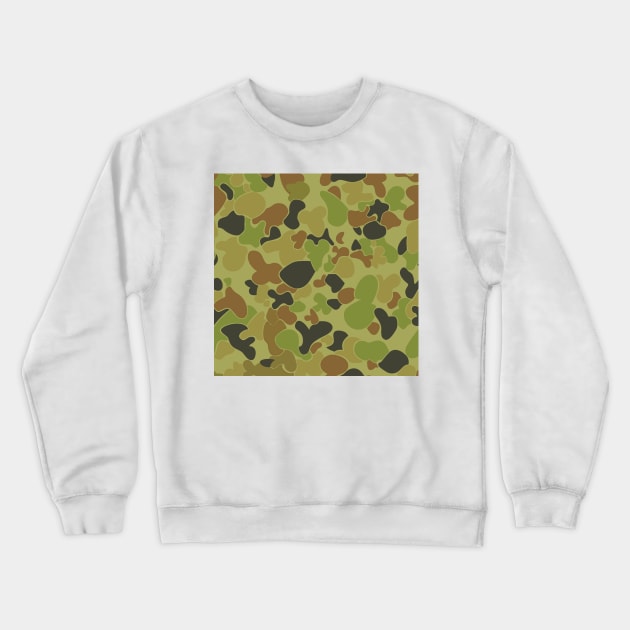 Australian Camouflage Crewneck Sweatshirt by Toby Wilkinson